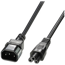 Lindy 30342 cable de transmisi&oacute;n Negro 3 m C14 acoplador C5 acoplador (Espera 4 dias)