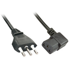 Lindy 30346 cable de transmisi&oacute;n Negro 2 m C13 acoplador (Espera 4 dias)