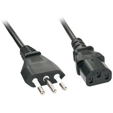Lindy 30414 cable de transmisi&oacute;n Negro 3 m CEI 23-16 C13 acoplador (Espera 4 dias)