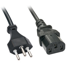 Lindy 30417 cable de transmisi&oacute;n Negro 2 m C13 acoplador (Espera 4 dias)
