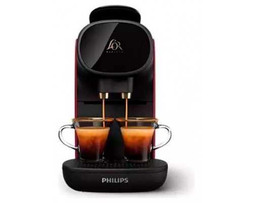 CAFETERA LOR BARISTA PHILIPS LM9012/55 NEGRO/ROJO +CAPSULAS· (Espera 4 dias)