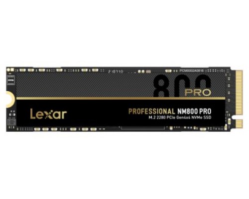 Lexar Professional NM800PRO M.2 1 TB PCI Express 4.0 3D TLC NVMe (Espera 4 dias)