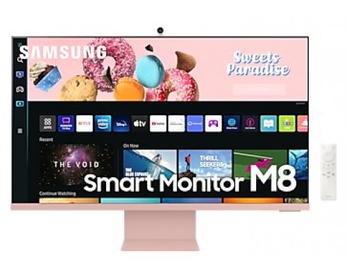 Samsung S32BM80PUU 81,3 cm (32") 3840 x 2160 Pixeles 4K Ultra HD Rosa, Blanco (Espera 4 dias)