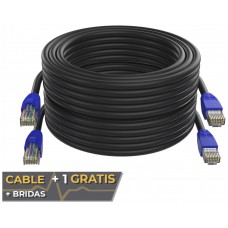 Cable + 1 GRATIS Ethernet CAT6 26AWG Exteriores 5m Max Connection (Espera 2 dias)