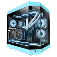 Caja Atx Semitorre Gaming Mars Gaming Mc3t Color Azul