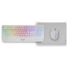 KIT COMBO PACK 3EN1 RGB MCP124 BLANCO MARS GAMING (Espera 4 dias)