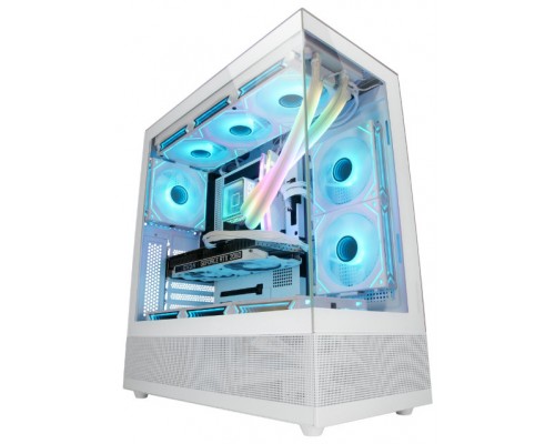 CAJA ATX SEMITORRE MARS GAMING MC-SET WHITE FRONTAL