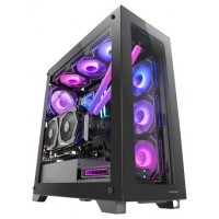 Caja E-atx Torre Gaming Mars Gaming Mcxp Negra Doble