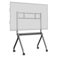 IIYAMA MOBILE CART ON WHEELS, MAX. LOAD 100KG, SUITABLE FOR 55~86", MAX VESA 800X600 COLOR SILVER METALIC (MD-CART02-S1) (Espera 4 dias)