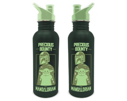 BOTELLA METÁLICA THE MANDALORIAN PRECIOUS BOUNTY PYRAMID INTERNATIONAL MDB25919 (Espera 4 dias)