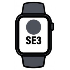 APPLE WATCH SE 3 CAJA ALUMINIO MEDIANOCHE CELL 44mm CORREA DEPORTIVA NEGRA M/L (Espera 4 dias)
