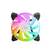 MARS GAMING Ventilador MF3A 120MM 3IN1 ARGB Negro