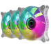 KIT 3xVENTILADOR INTERNO ARGB MARS GAMING MF-3D KIT