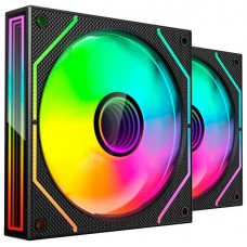 KIT 2 VENTILADORES AUXILIAR MF-3D PROX2R NEGRO MARS GAMING (Espera 4 dias)