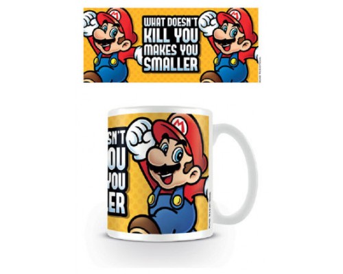 TAZA DESAYUNO SUPER MARIO MAKES YOU SMALLER PYRAMID INTERNATIONAL REDSTRING MG24469 (Espera 4 dias)