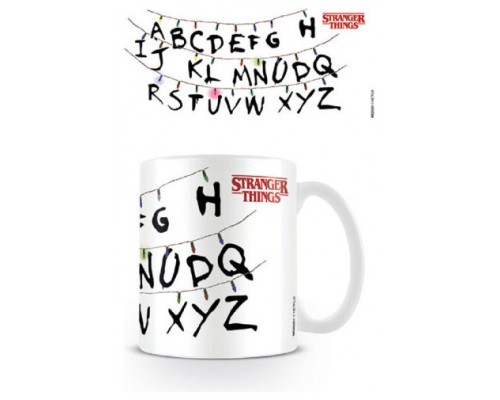 TAZA STRANGER THINGS ABECEDARIO PYRAMID INTERNATIONAL MG25251 (Espera 4 dias)