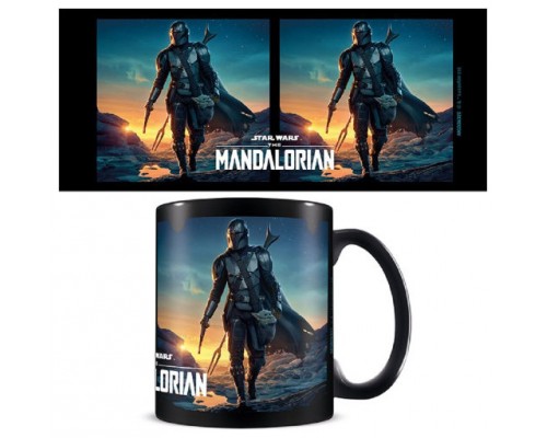 TAZA DESAYUNO COLOR THE MANDALORIAN ATARDECER PYRAMID INTERNATIONAL REDSTRING MGB26322 (Espera 4 dias)