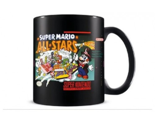 TAZA DESAYUNO COLOR SUPER MARIO ALL STARS PYRAMID MGB26389 (Espera 4 dias)