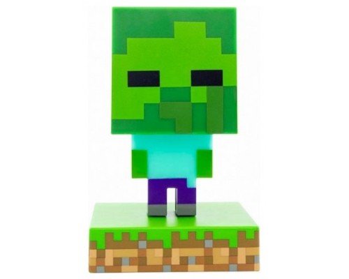 LÁMPARA ICONS ZOMBIE MINECRAFT 12 CM PALADONE REDSTRING PP6592MCFV2 (Espera 4 dias)