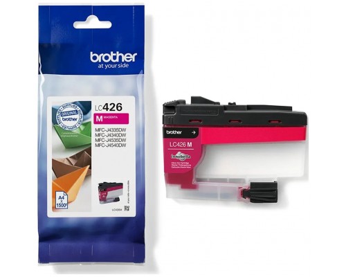 BROTHER tinta xl magenta para MFCJ4340DW/MFCJ4540DW/MFCJ4540DWXL LC426XLM