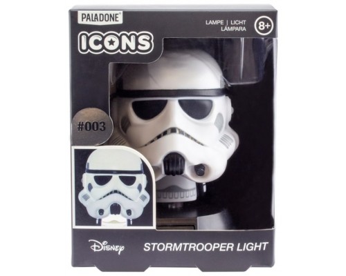 LÁMPARA ICONS STORMTROOPER 12 CM PALADONE PP6383SWV2 (Espera 4 dias)