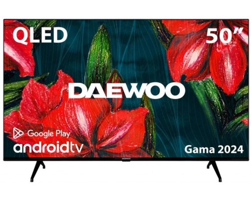 TV QLED 50" DAEWOO D50DM55UQPMS UHD 4K SMART TV ANDROID 11 (Espera 4 dias)