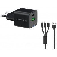 CARGADOR DE PARED CONCEPTRONIC USB-C x1 USB-Ax1