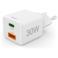 CARGADOR USB GaN HAMA 00201992 30W 1xUSB-C PD 1xUSB-A