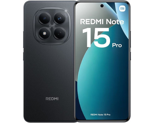 SMARTPHONE REDMI NOTE 15 PRO (8+256GB) NEGRO XIAOMI (Espera 4 dias)