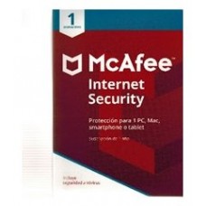 MCAFEE INTERNET SECURITY   1 DISPOSITIVO 1 ANO