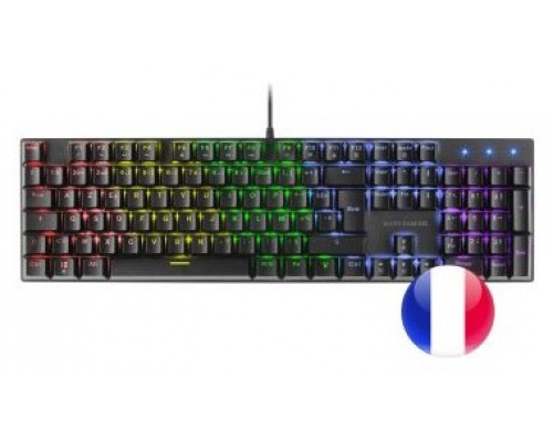 TECLADO MECANICO MARS GAMING MK422 EN FRANCES BLACK