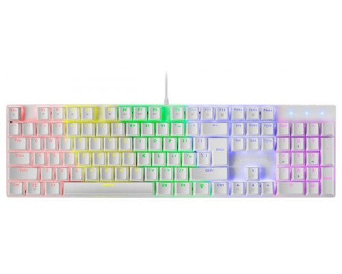 TECLADO MECANICO MARS GAMING MK422 WHITE SWITCH AZUL