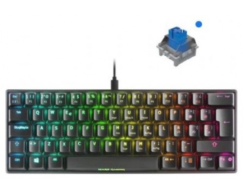 TECLADO MECANICO ULTRA COMPACTO MARS GAMING MKMINI