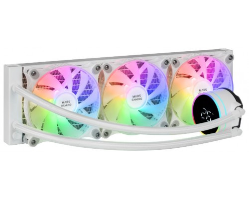 REFRIGERACION LIQUIDA FRGB ML-LCD 360 BLANCO MARS GAMING (Espera 4 dias)