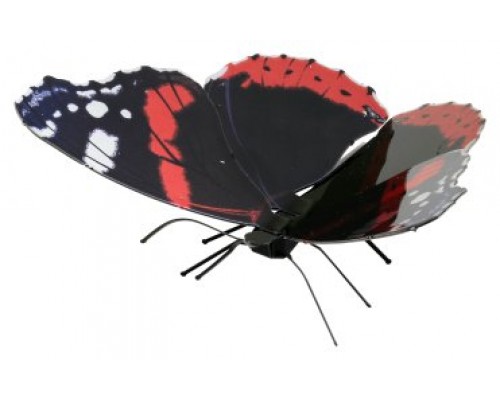 Maqueta 3d Metal Fascinations Mariposa Red Admiral