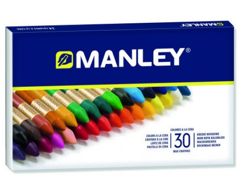 ESTUCHE 30 CERAS MANLEY MNC00077 (Espera 4 dias)