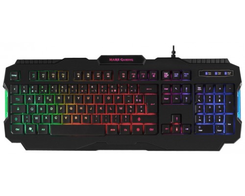 Teclado Mars Gaming Mrk0 En Frances Compacto Y Ligero