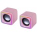 MARS GAMING Altavoces MSCUBE Premium 8W Pink