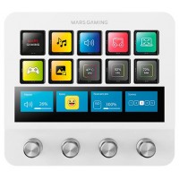 PLATAFORMA DE CONTROL MSD-PRO BLANCO MARS GAMING (Espera 4 dias)