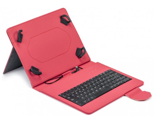 FUNDA TABLET Urban Keyboard USB 9.7"-10.2" Red (Espera 4 dias)