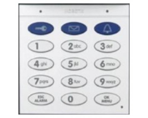KEYPAD WITH RFID TECHNOLOGY FOR T26, SILVER