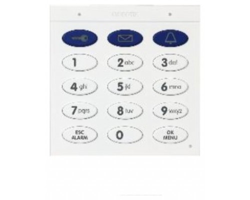 KEYPAD WITH RFID TECHNOLOGY FOR T26, WHITE
