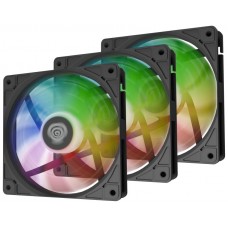 VENTILADOR GENESIS OXAL 120 ARGB NEGRO PACK 3 UDS VENTILADOR GENESIS OXAL 120 ARGB NEGRO PACK 3 UDS