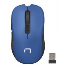 RATON NATEC TOUCAN WIRELESS 1600 DPI OPTICO AZUL-BLANCO