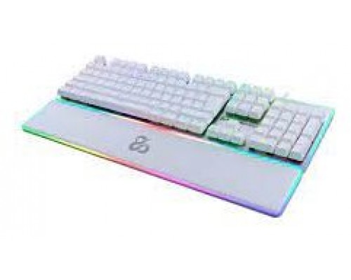 NEWSKILL TECLADO GAMING OPTOMECANICO GUNGNYR TKL PRO IVORY. RGB. TENKEYLESS. SWITCH GATERON INTERCAMBIABLE. BLANCO (Espera 4 dias)