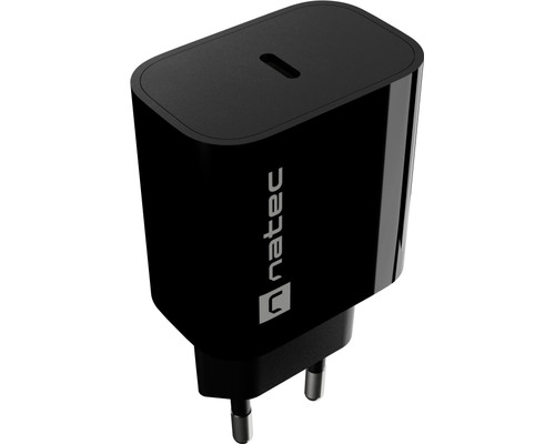 CARGADOR NATEC RIBERA 20W 1XUSB-C PD3.0 NEGRO CARGADOR NATEC RIBERA 20W 1XUSB-C PD3.0 NEGRO