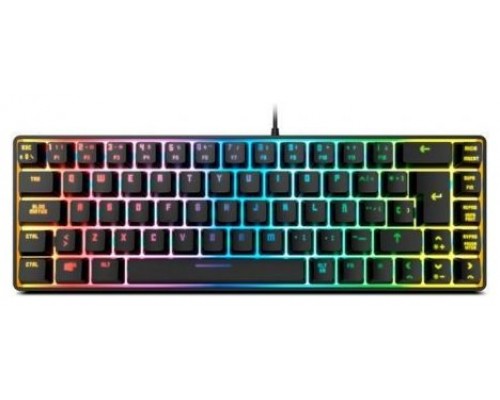 TECLADO MINI KROM KALISTA RGB MEMBRANA