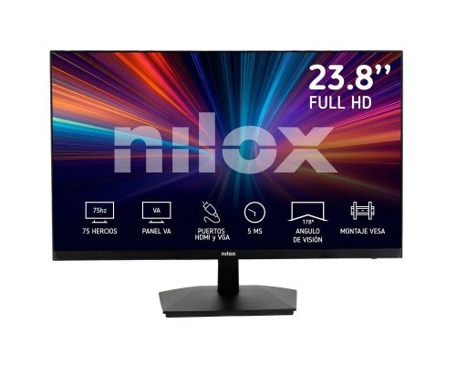 MONITOR 23.8" NILOX NXM24FHD111 VA FHD 16:9 100HZ· (Espera 4 dias)