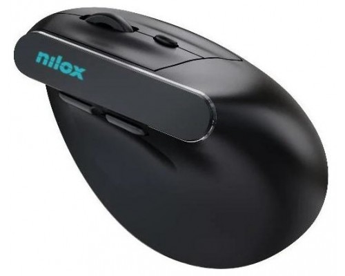 Nilox Rat&oacute;n Wir Vertical Rec. Silen 1600 DPI Negro