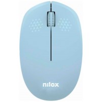 Nilox Rat&oacute;n Wireless, 1000 DPI, 3 botones, Azul